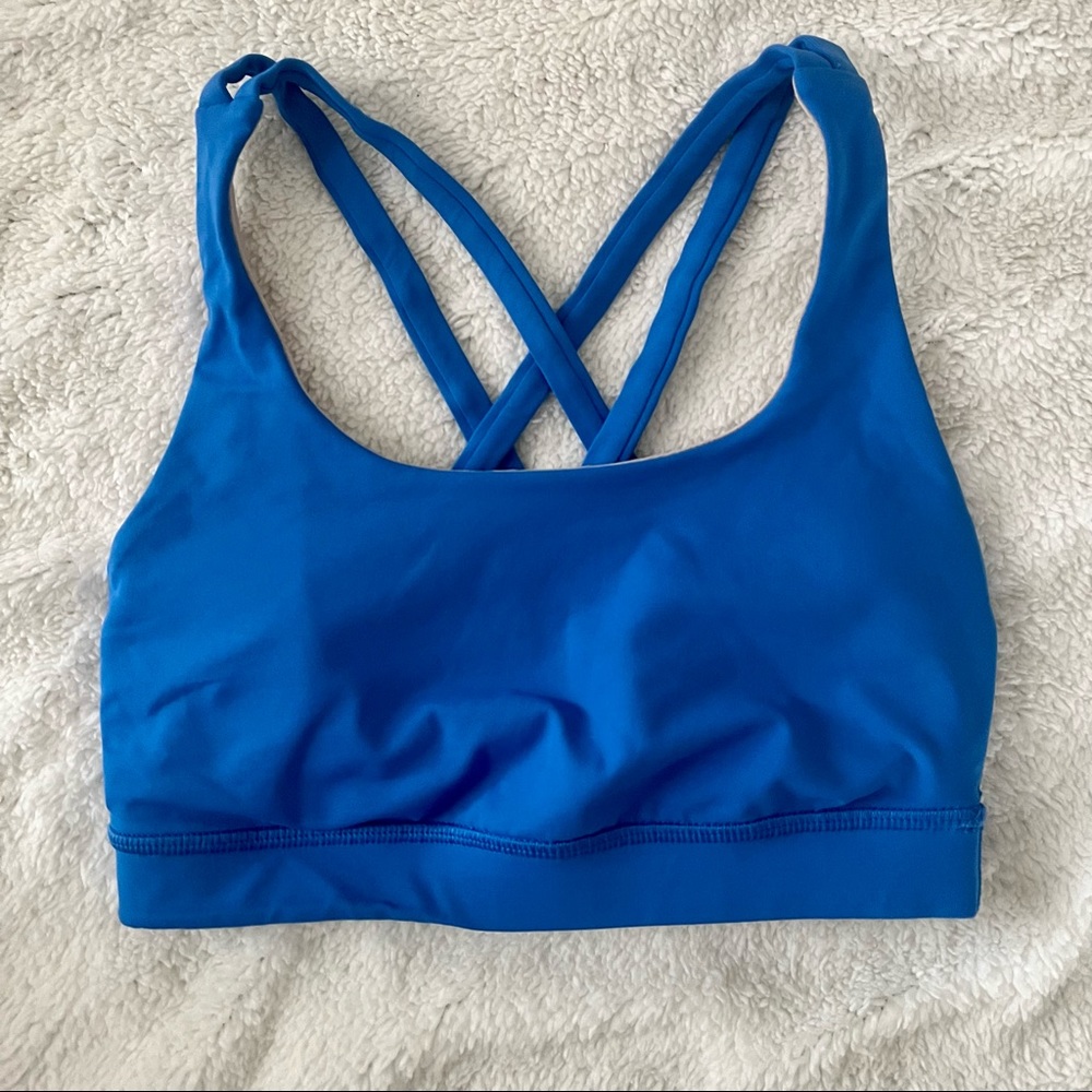 Lululemon Energy Bra (Size 2) - lakeside blue
